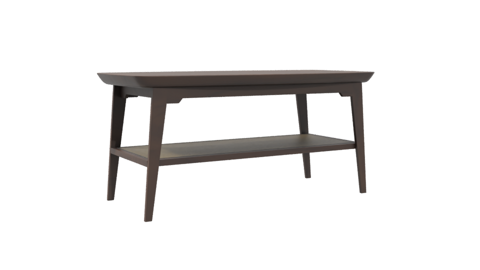 Stylish Coffee Table 3D Model - Professional 3D Model Render 4