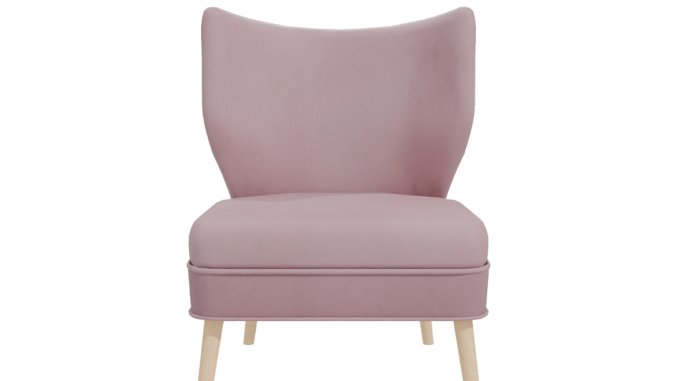 Stylish Modern Accent Chair 3D - Professional 3D Model Render 11