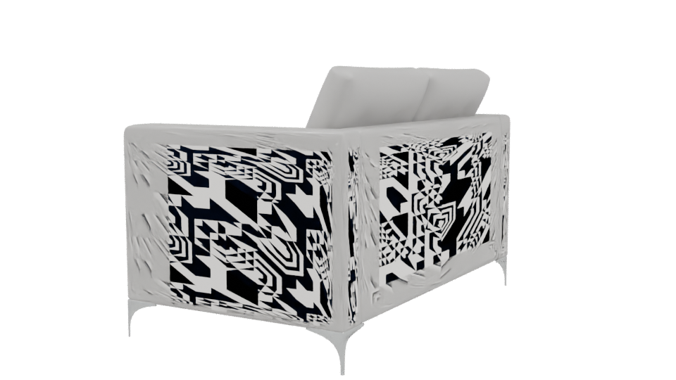 Sofa Marina 2 Cpos White 3D - Professional 3D Model Render 3