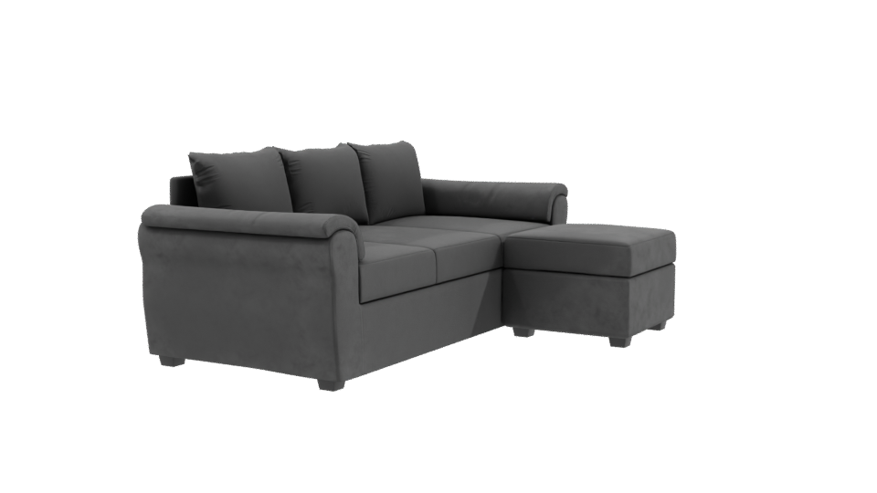 Stylish Modern Sofa 3D Model - Professional 3D Model Render 9