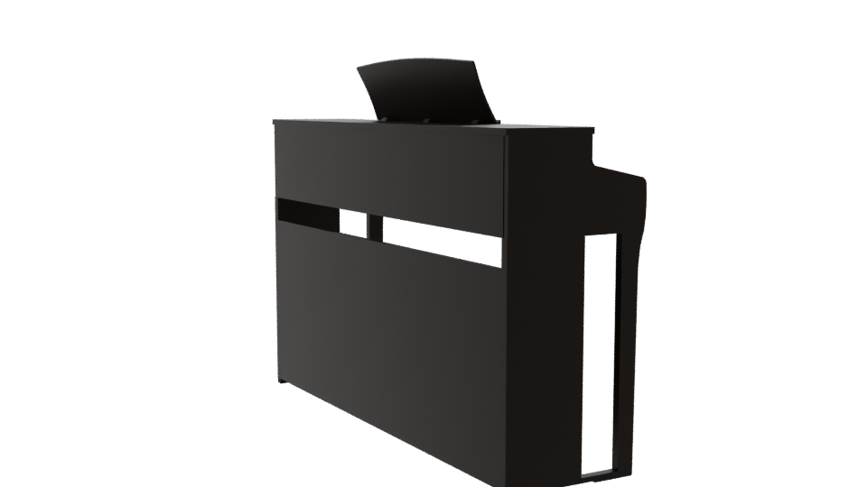 Stylish Digital Piano Model 3D - Professional 3D Model Render 7
