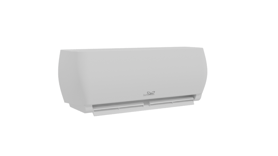 Sleek Modern Air Conditioning Unit - Professional 3D Model Render 10
