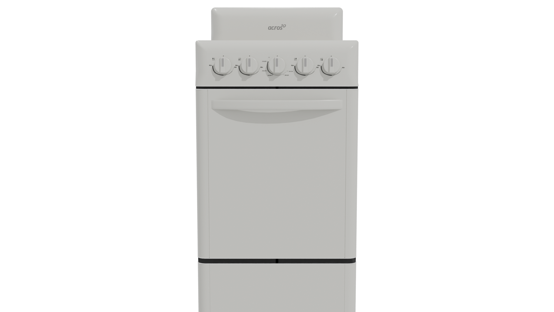 Stylish Gas Range Cooker 3D - Professional 3D Model Render 11