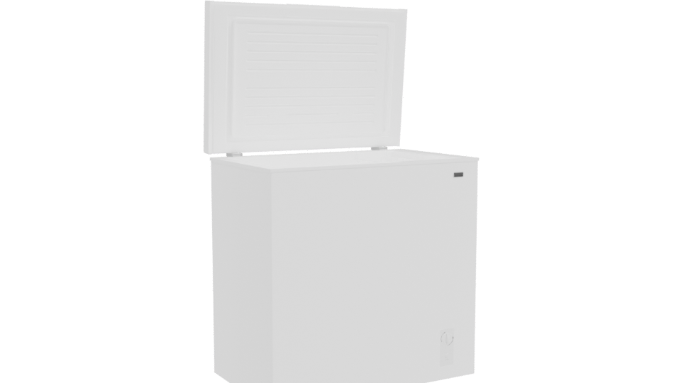 Compact Chest Freezer Model 3D - Professional 3D Model Render 10