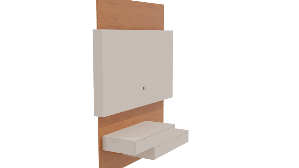 Modern Minimalist Wall Cabinet 3D - Professional 3D Model Render 9
