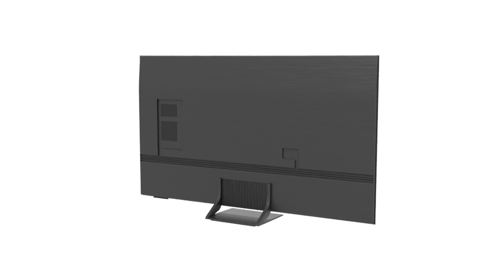 Sleek Modern Flat Screen TV 3D - Professional 3D Model Render 6