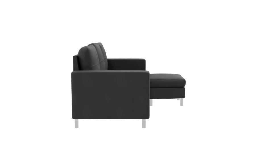 Stylish Modern L-Shaped Sofa 3D Model - Professional 3D Model Render 8