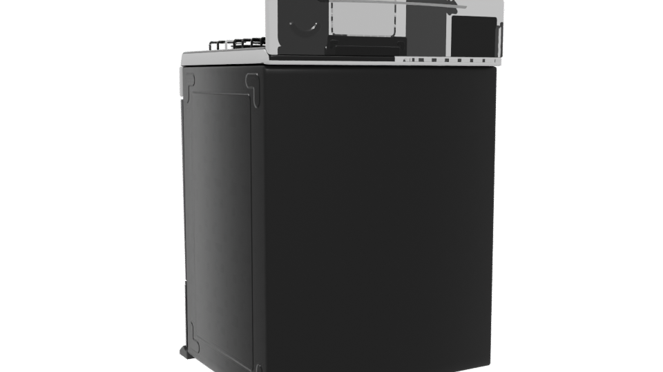 Realistic Gas Stove 3D Model - Professional 3D Model Render 4