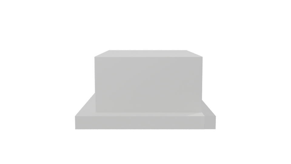 Contemporary Minimalist Display Base - Professional 3D Model Render 8