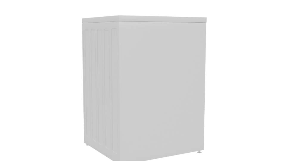 Realistic Household Washing Machine 3D - Professional 3D Model Render 4