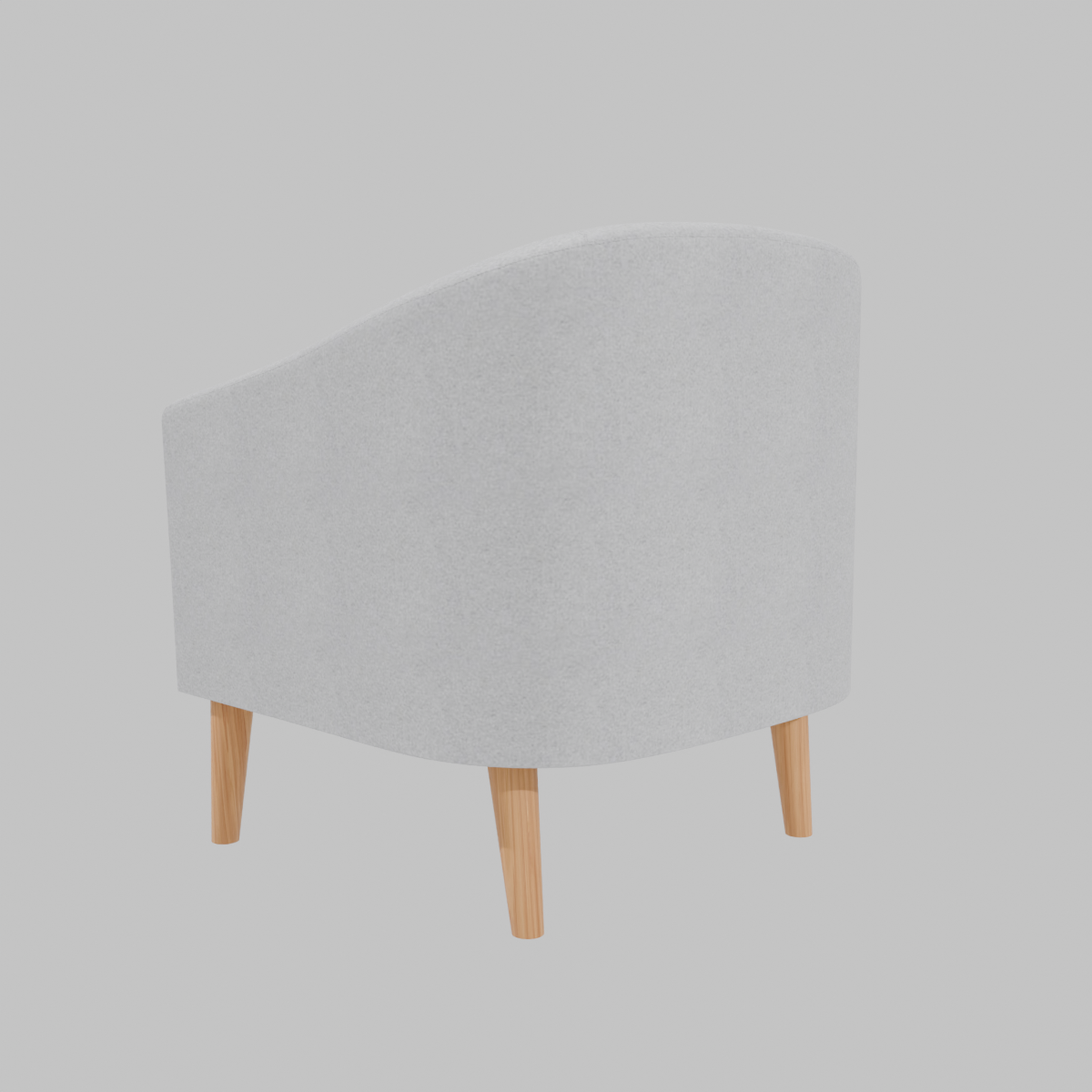 Poltrona fija 75x70x65 cm gris