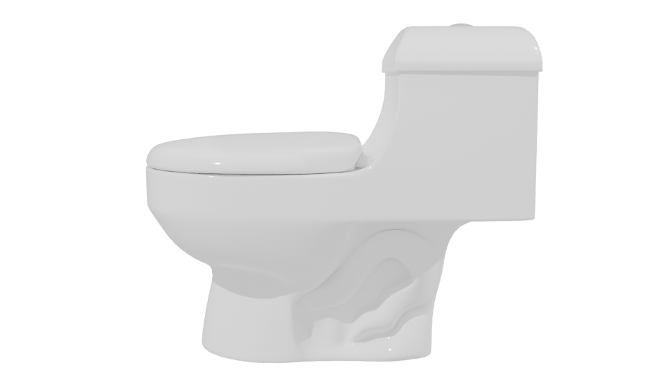 WC One Piece Montecarlo 3D - Professional 3D Model Render 2