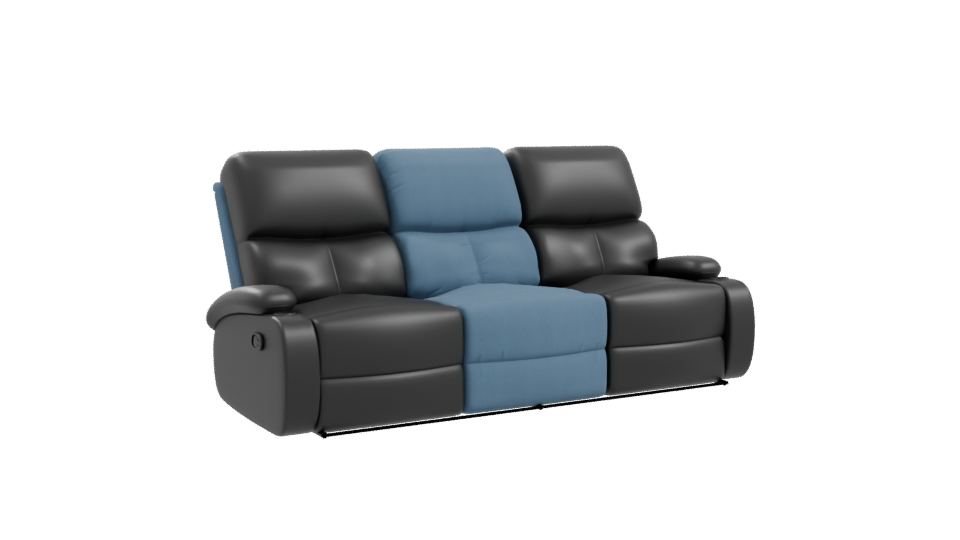 Elegant Modern Reclining Sofa 3D - Professional 3D Model Render 10