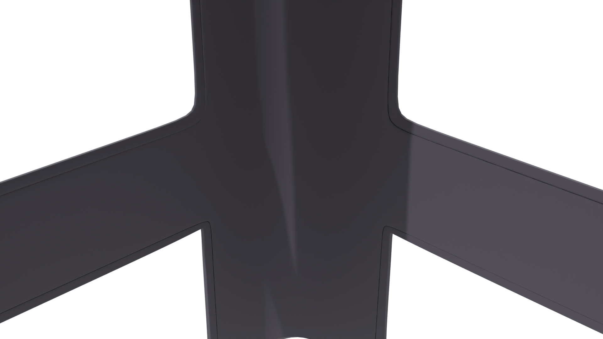 Stylish Plastic Stool 3D Model - Professional 3D Model Render 6