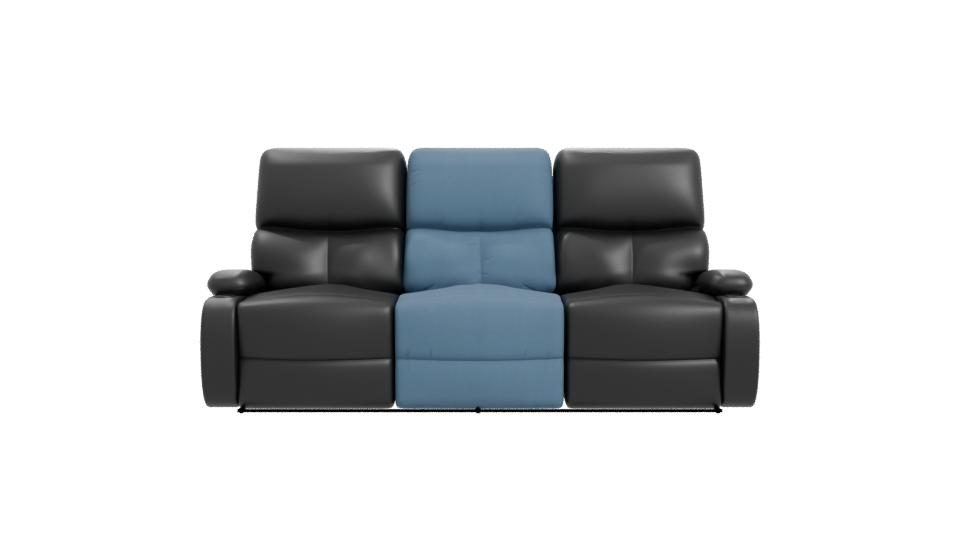 Elegant Modern Reclining Sofa 3D - Professional 3D Model Render 11