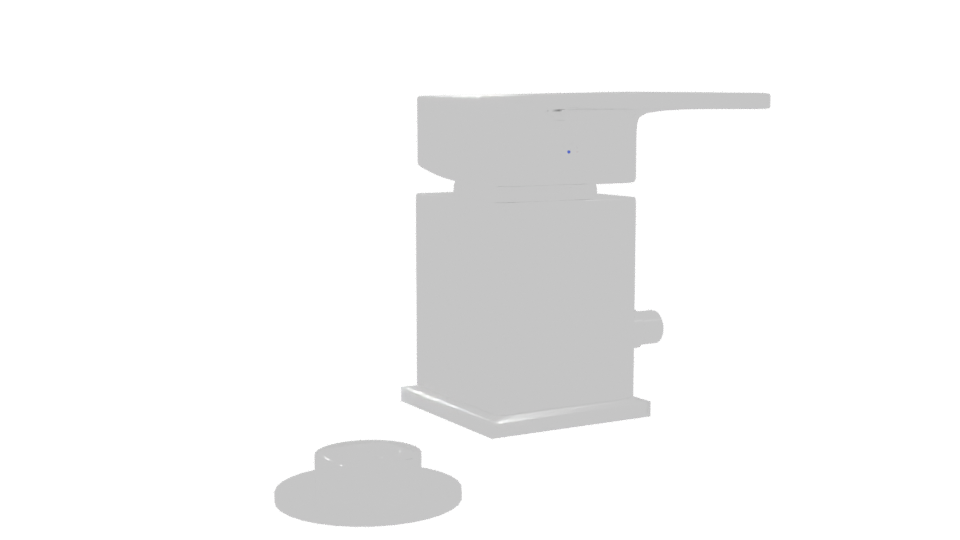 Industrial Metal Desk Clamp Model - Professional 3D Model Render 10