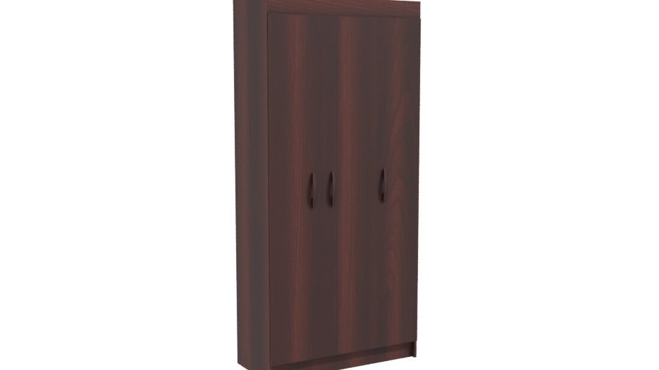 Stylish Wooden Storage Cabinet 3D Model - Professional 3D Model Render 10