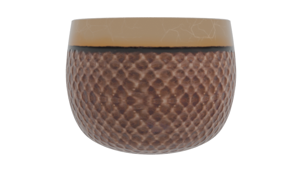 Elegant Textured Bowl Model - Professional 3D Model Render 10