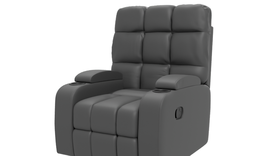 Luxurious Recliner Sofa 3D Model - Professional 3D Model Render 12