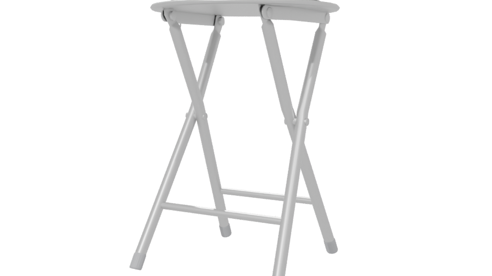 Stylish Folding Table 3D Model - Professional 3D Model Render 6