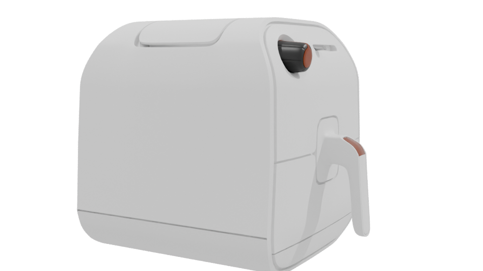 Freidora Frydelight Air Fryer 3D - Professional 3D Model Render 9
