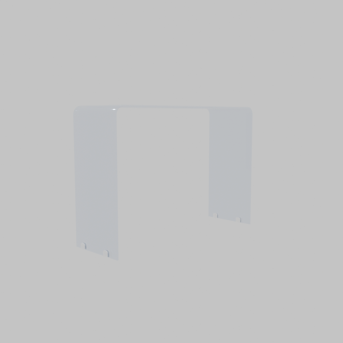 CONSOLA DE VIDRIO LOTTO - TRANSPARENTE