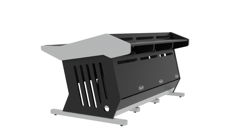 Stylish Modern Storage Shelving Unit - Professional 3D Model Render 3