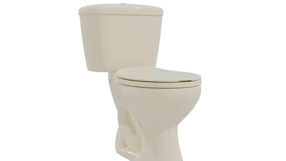Stylish Bathroom Toilet Model 3D - Professional 3D Model Render 10