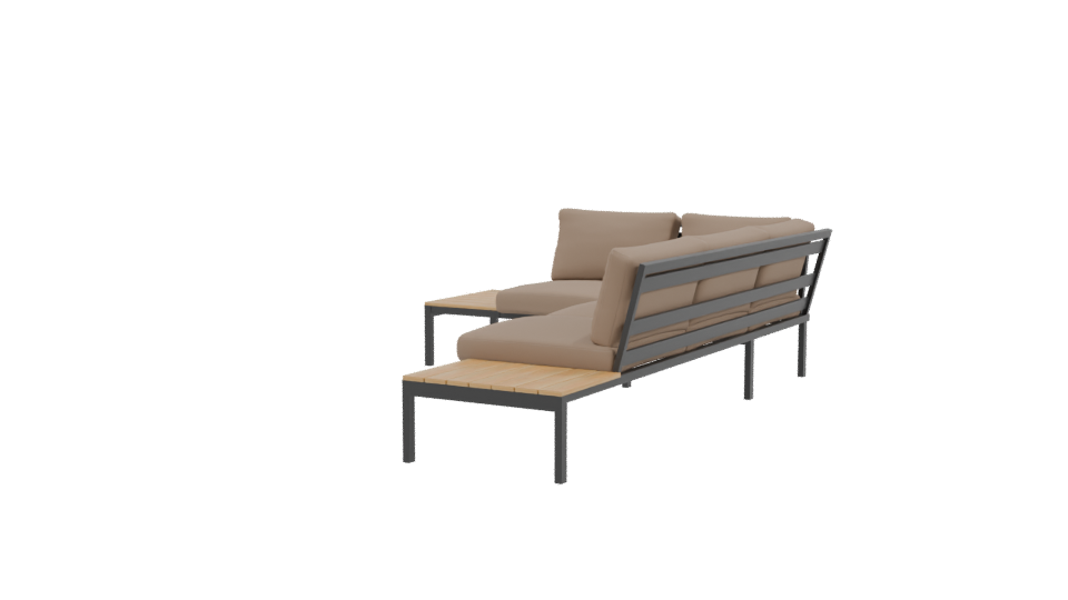 Modern Outdoor Sofa Set 3D - Professional 3D Model Render 3