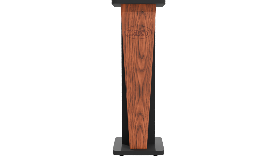 Stylish Wooden Podium 3D Model - Professional 3D Model Render 11