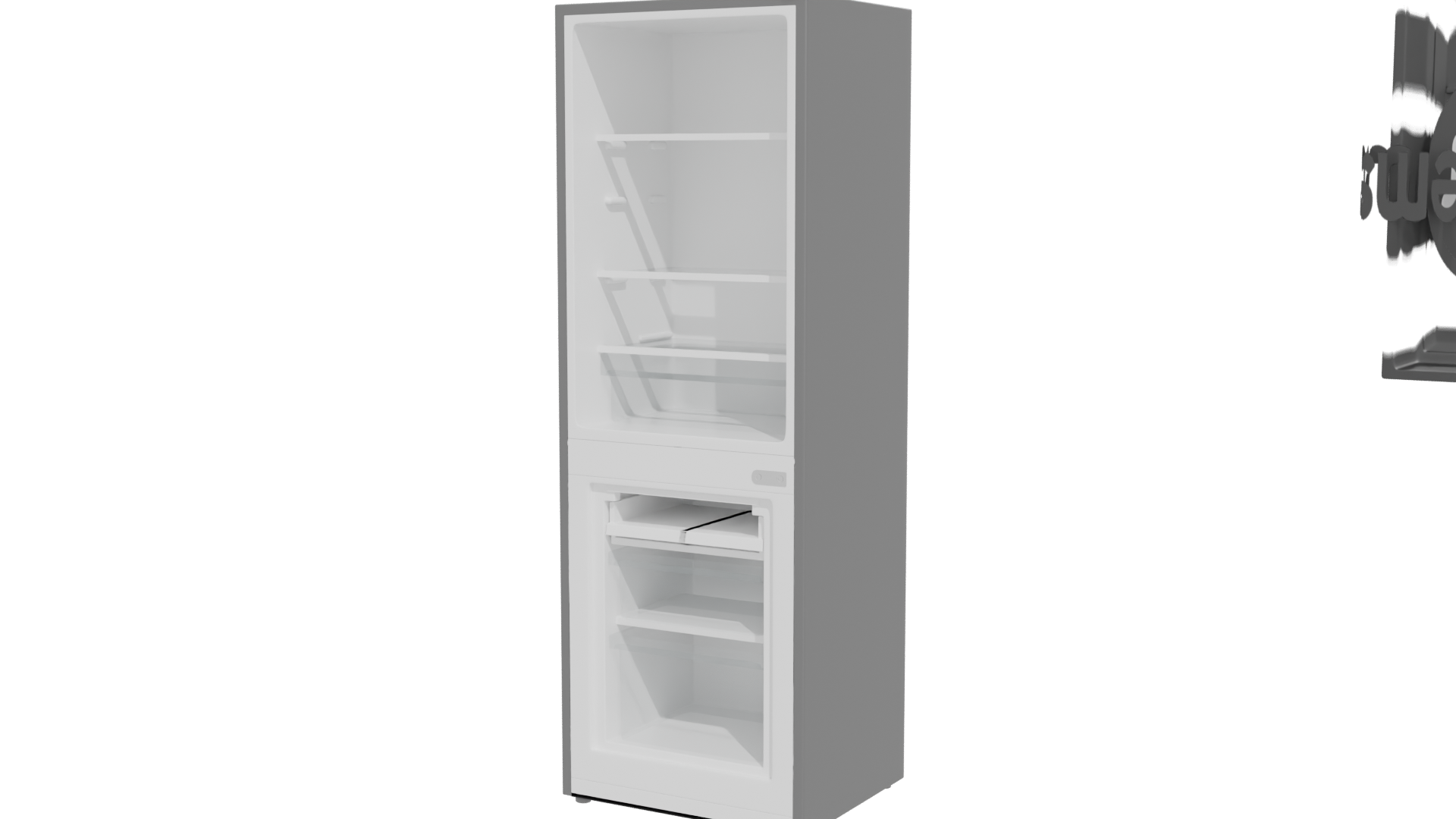 Mademsa Refrigerator 3D Model - Professional 3D Model Render 12