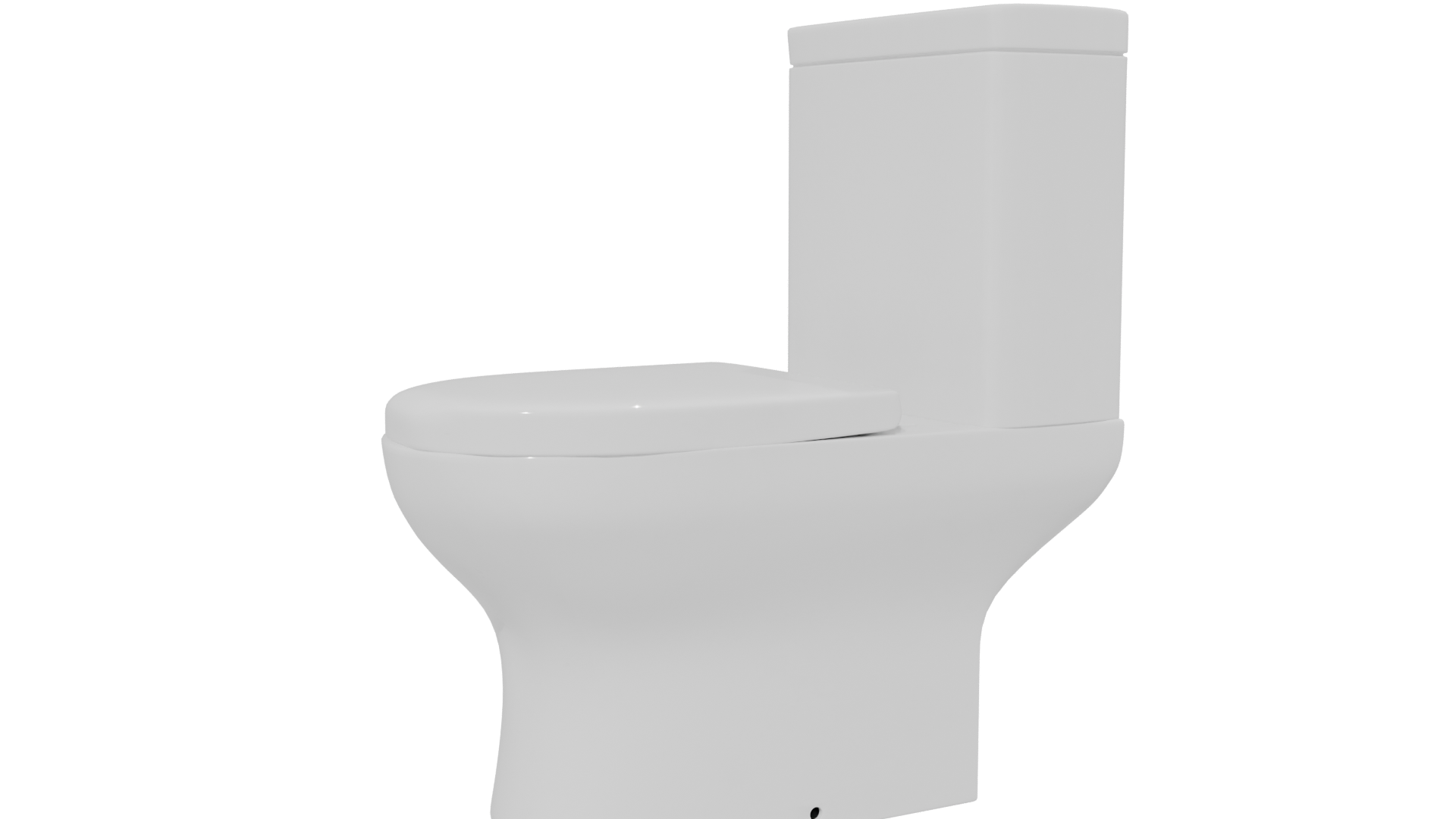 Two Pieces Girona Blanco Toilet Model - Professional 3D Model Render 13