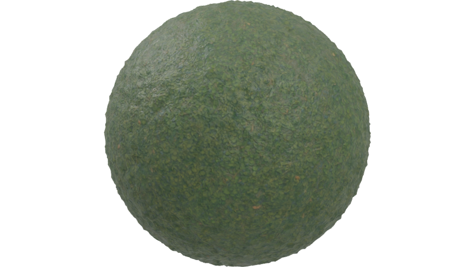 Realistic Green Grass Terrain 3D Model - Professional 3D Model Render 4