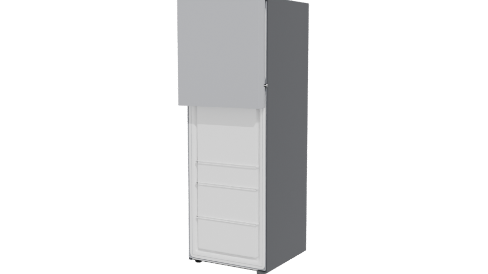 Sleek Modern Refrigerator 3D Model - Professional 3D Model Render 12