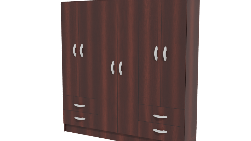 Elegant Wooden Cabinet 3D Model - Professional 3D Model Render 12