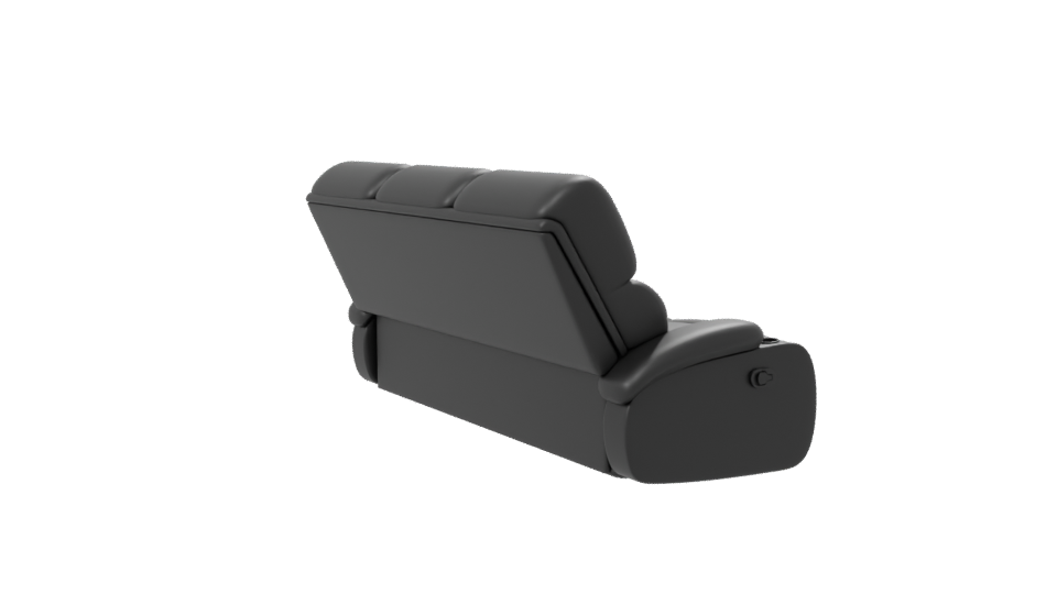 Contemporary Reclining Sofa 3D Model - Professional 3D Model Render 7