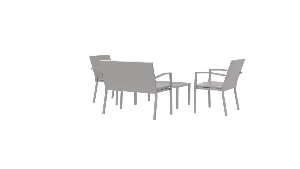 Modern Outdoor Furniture Set 3D - Professional 3D Model Render 6