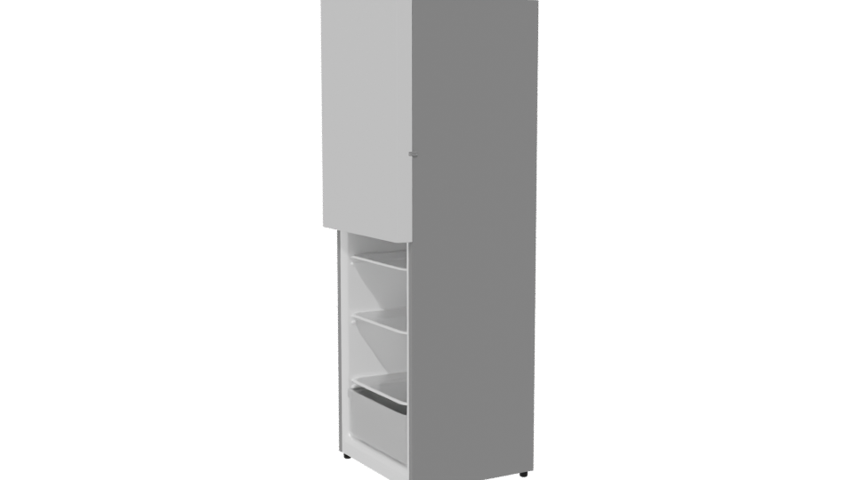 Sleek Refrigerator 3D Model - Professional 3D Model Render 13