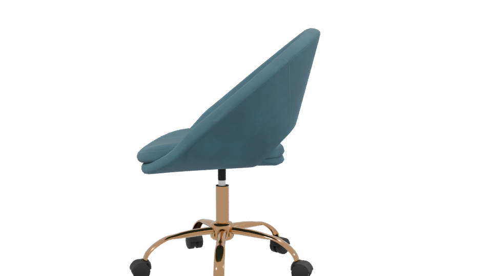 Stylish Modern Office Chair 3D - Professional 3D Model Render 2