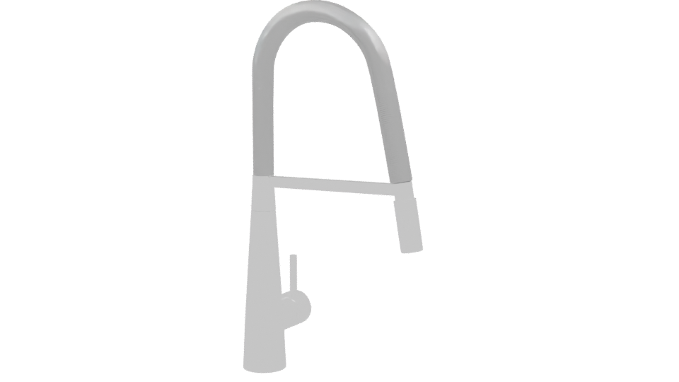 Sleek Kitchen Faucet 3D Model - Professional 3D Model Render 9