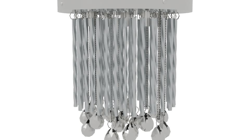 Stylish Modern Chandelier 3D - Professional 3D Model Render 7