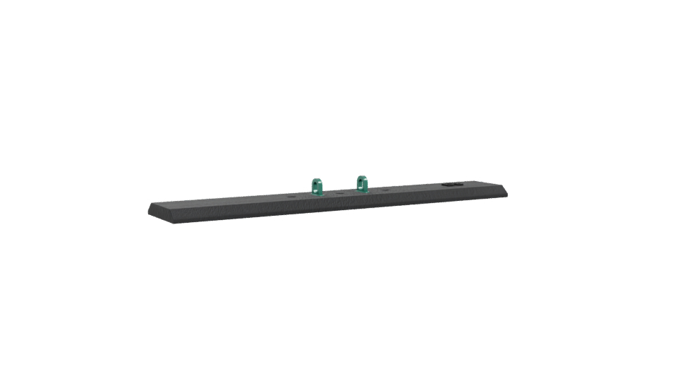 Minimalist Black Display Shelf Model - Professional 3D Model Render 10