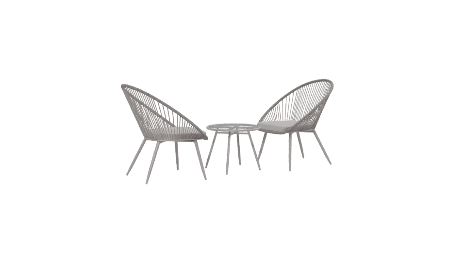 Stylish Minimalist Living Room Chair - Professional 3D Model Render 13