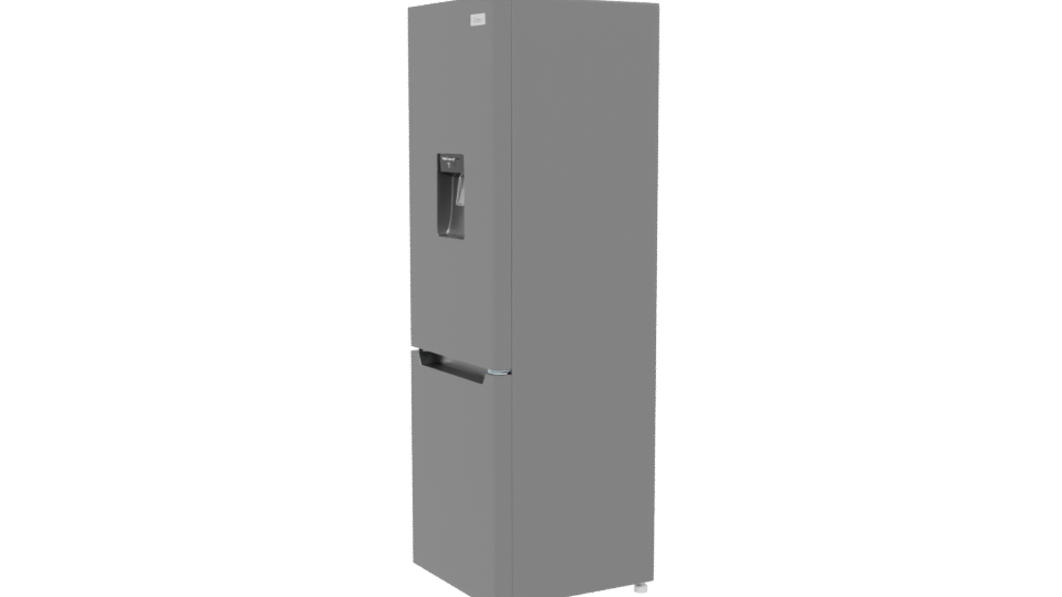 Sleek Stainless Steel Refrigerator 3D Model - Professional 3D Model Render 13