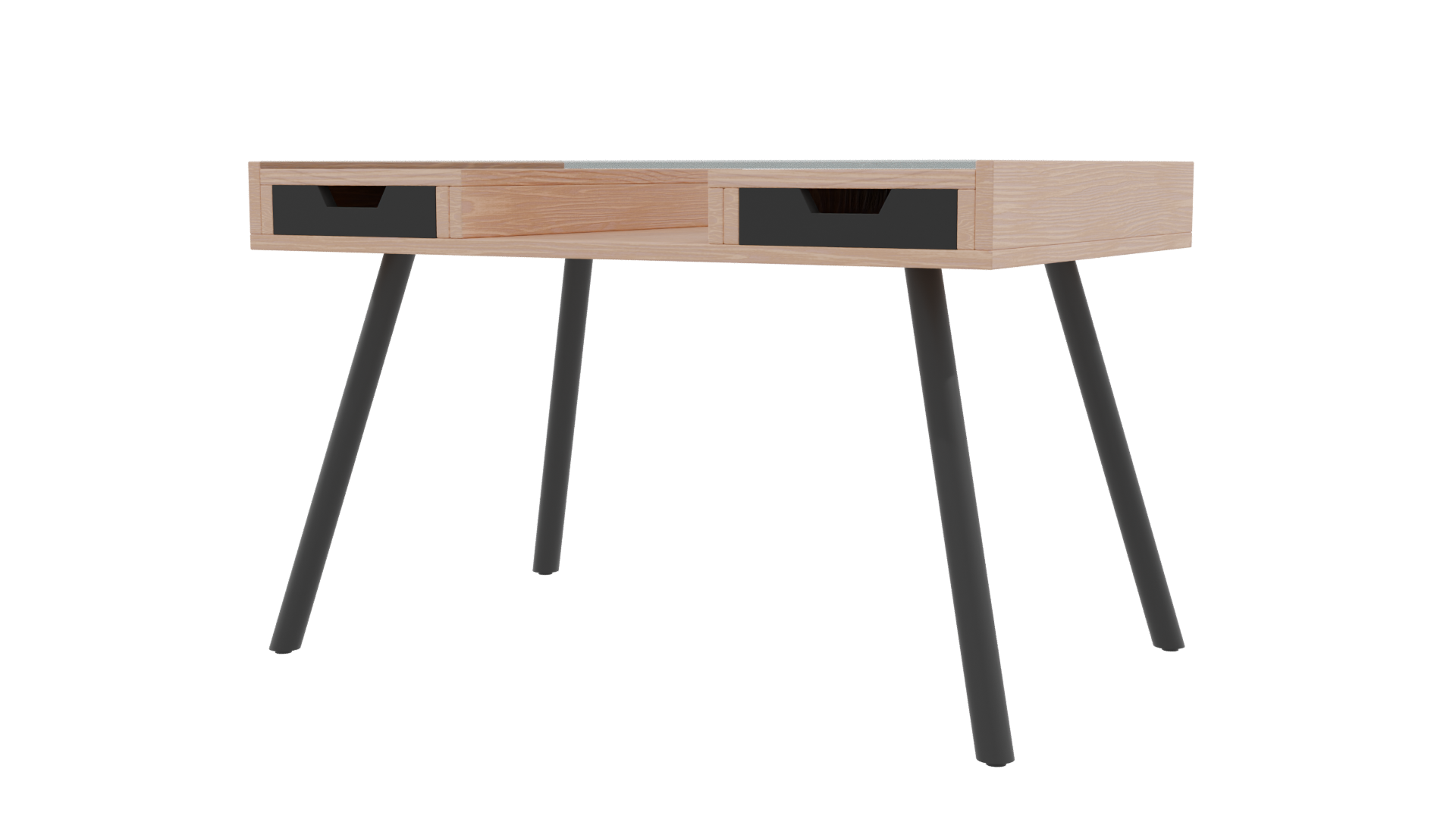 Minimalist Wooden Coffee Table 3D Model - Professional 3D Model Render 9