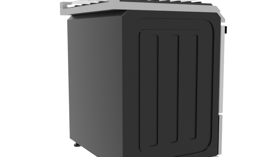 Sleek Modern Gas Range 3D - Professional 3D Model Render 7