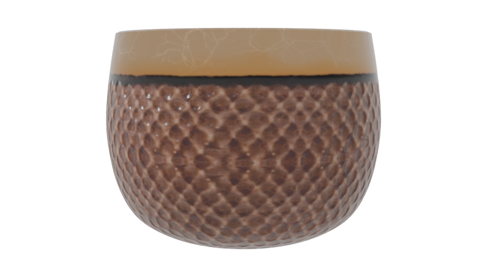 Elegant Textured Bowl Model - Professional 3D Model Render 8