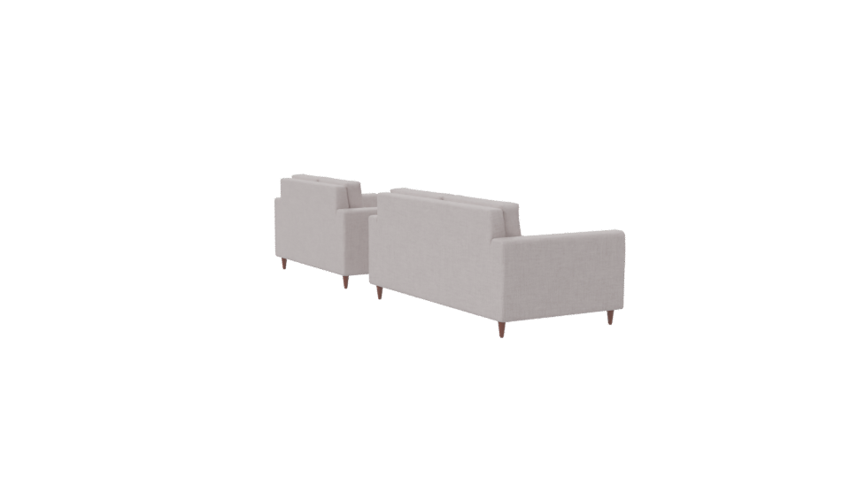 Elegant Minimalist Sofa Set 3D - Professional 3D Model Render 7