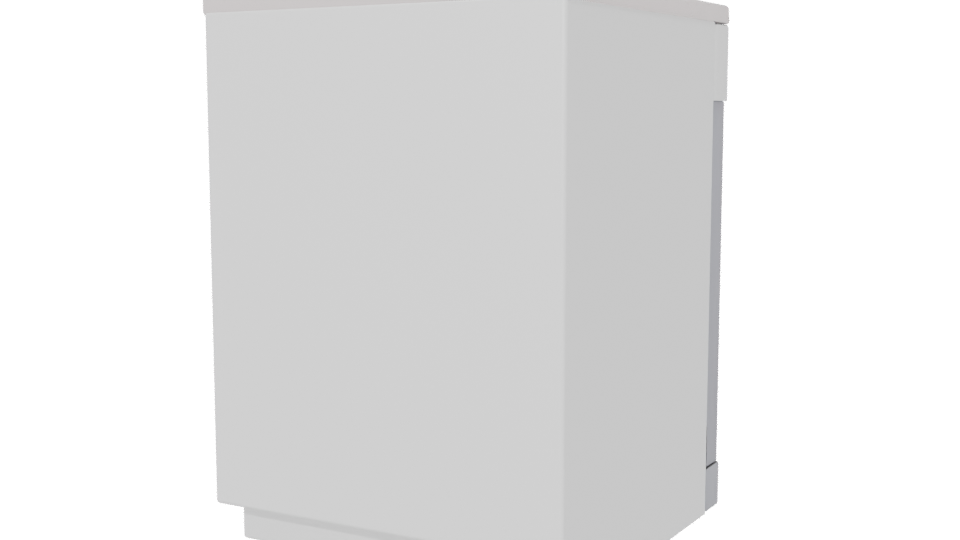 Sleek Modern Dishwasher 3D Model - Professional 3D Model Render 6