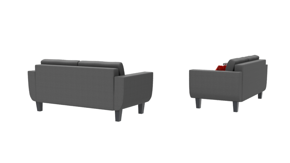 Stylish Modern Sofa Set 3D - Professional 3D Model Render 6